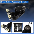 Right Center Sliding Door Roller for Honda Odyssey (2005–2010) 72521SHJA21