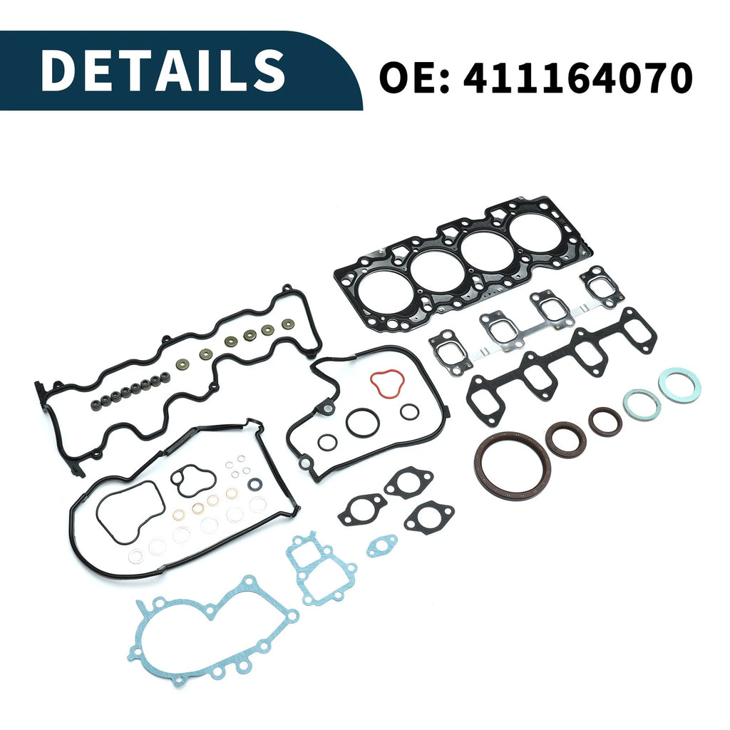 Cylinder Head Gasket Kit No. 411164070 for Toyota 2C (Years Not Specified)