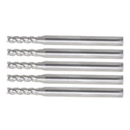 Set of 5 Carbide End Mills 3/8" LOC for Various Models