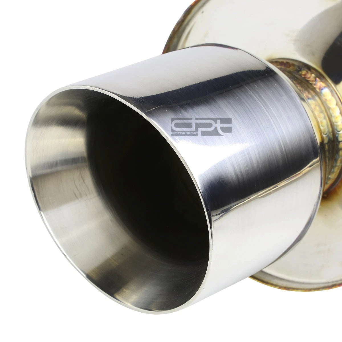 Rolled Muffler Tip for Chrysler PT Cruiser (1999–2006) - Stainless Racing Catback