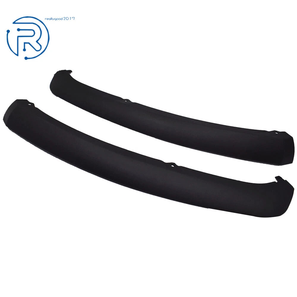 Front Bumper Lower Trim Panel Set for Ford Focus (2012-2014) Black Plastic