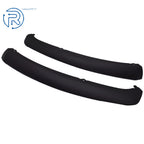 Front Bumper Lower Trim Panel Set for Ford Focus (2012-2014) Black Plastic