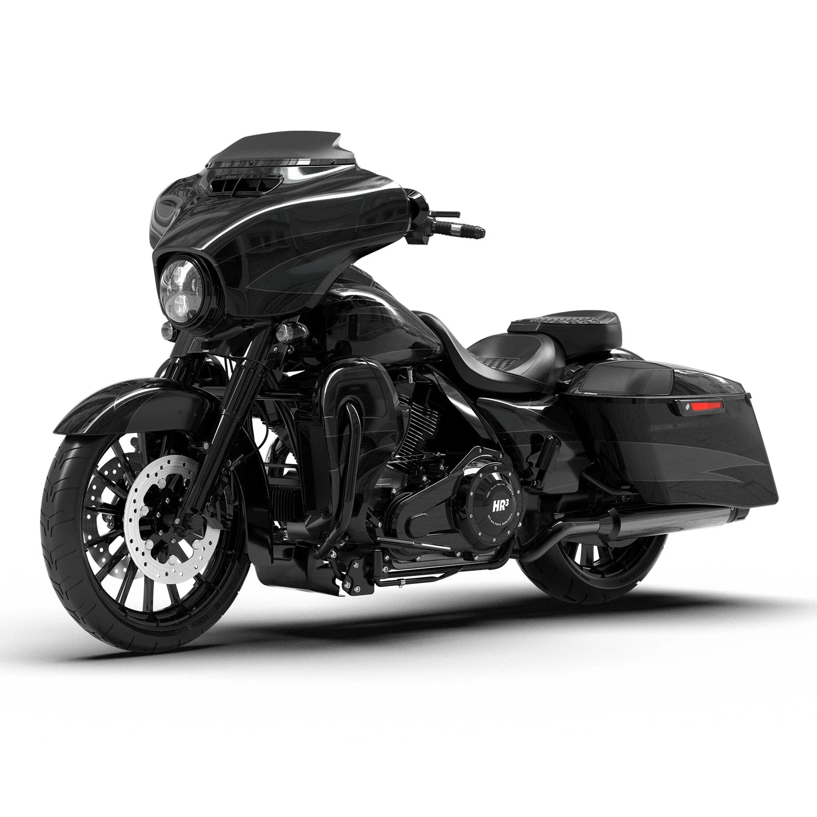 Fairing Bodywork Kit for Harley Street Glide (2014–2023) Dark Slate Candy Arctic Black