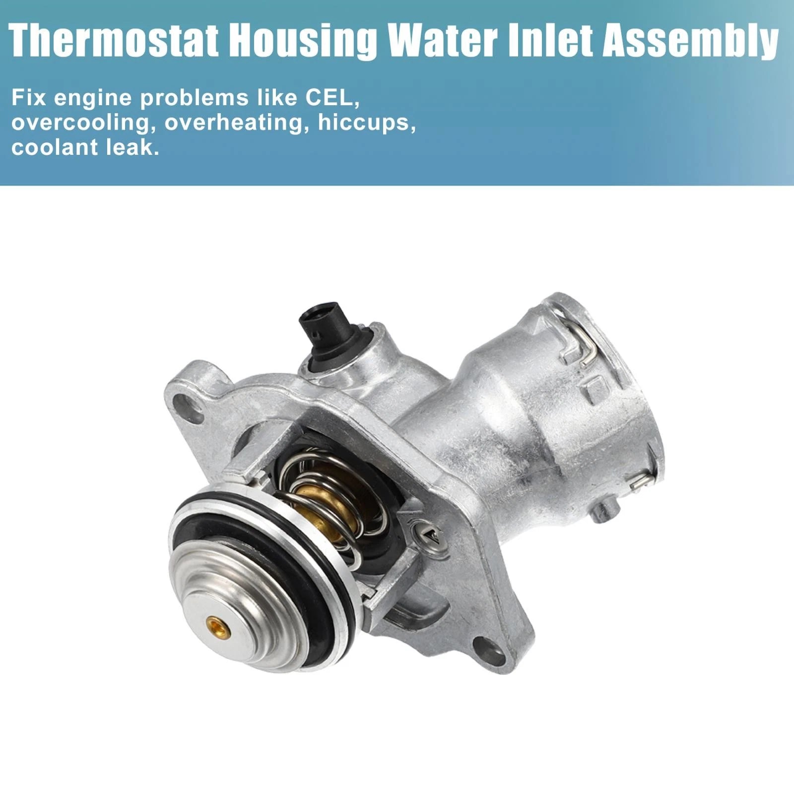 Engine Coolant Thermostat Housing Assembly for Mercedes-Benz E350 (2006–2009)