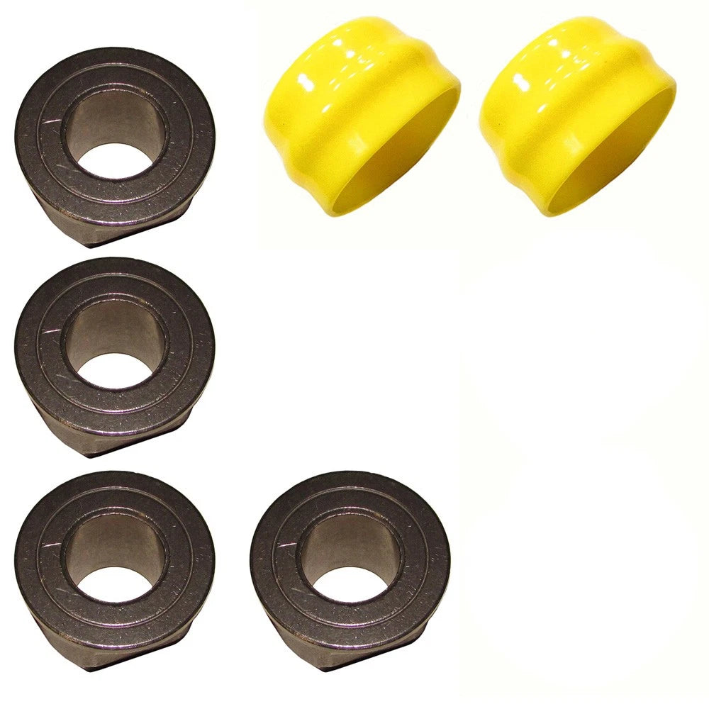 4X Front Wheel Bushings Bearings for John Deere (M123811)