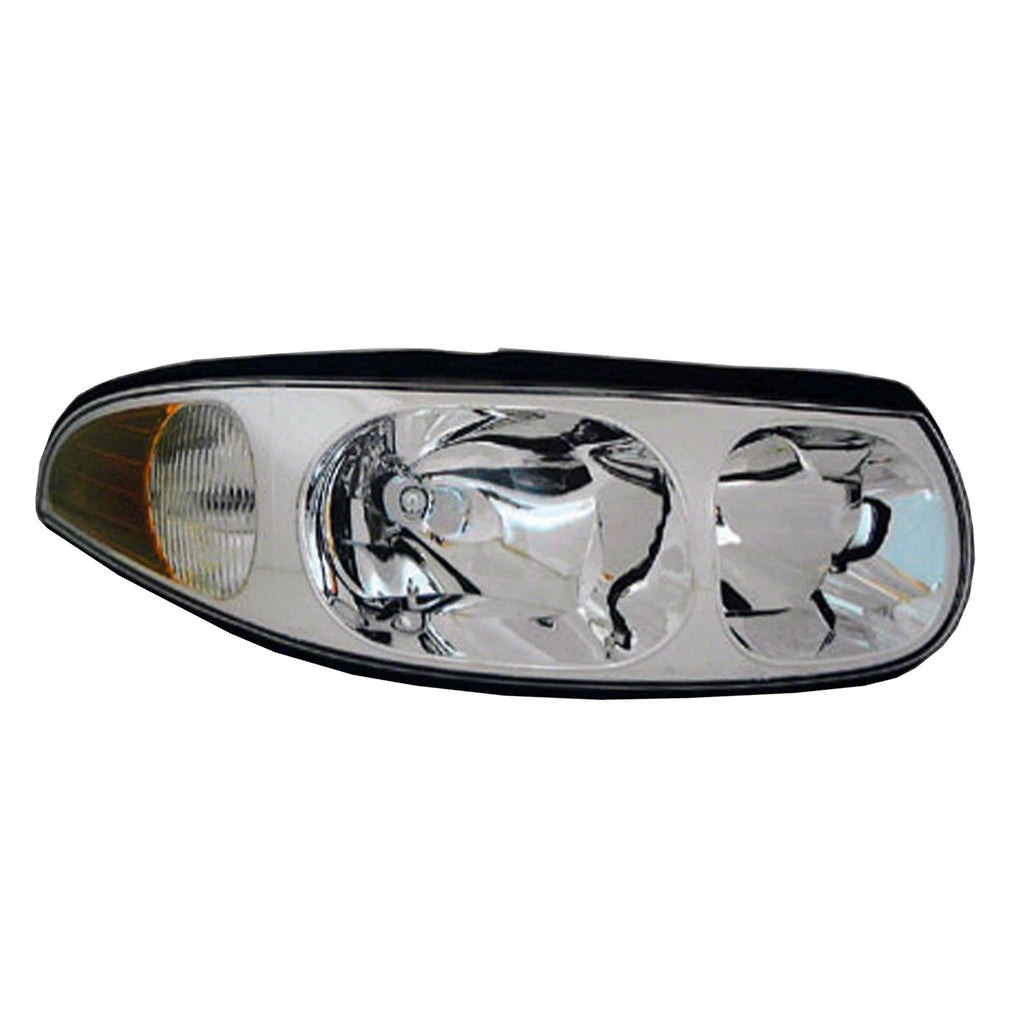 Replacement Passenger Side Headlight Assembly with Fluted High Beam Surface for