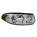 Replacement Passenger Side Headlight Assembly with Fluted High Beam Surface for