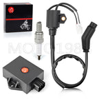 CDI Box Ignition Coil & Spark Plug for Polaris Sportsman Hawkeye 300 (2008–2011)