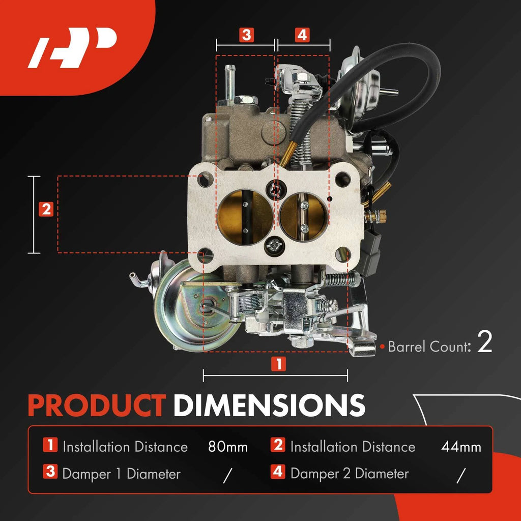 Carburetor 2-Barrel for Toyota Corolla Tercel Corsa Starlet (1985–1999)