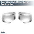 Pair Chrome Plated Rearview Mirror Cover Overlay for Mitsubishi Triton L200 (2006–2023)