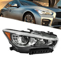 LED Headlight for Infiniti Q50 (2014â2017) Chrome