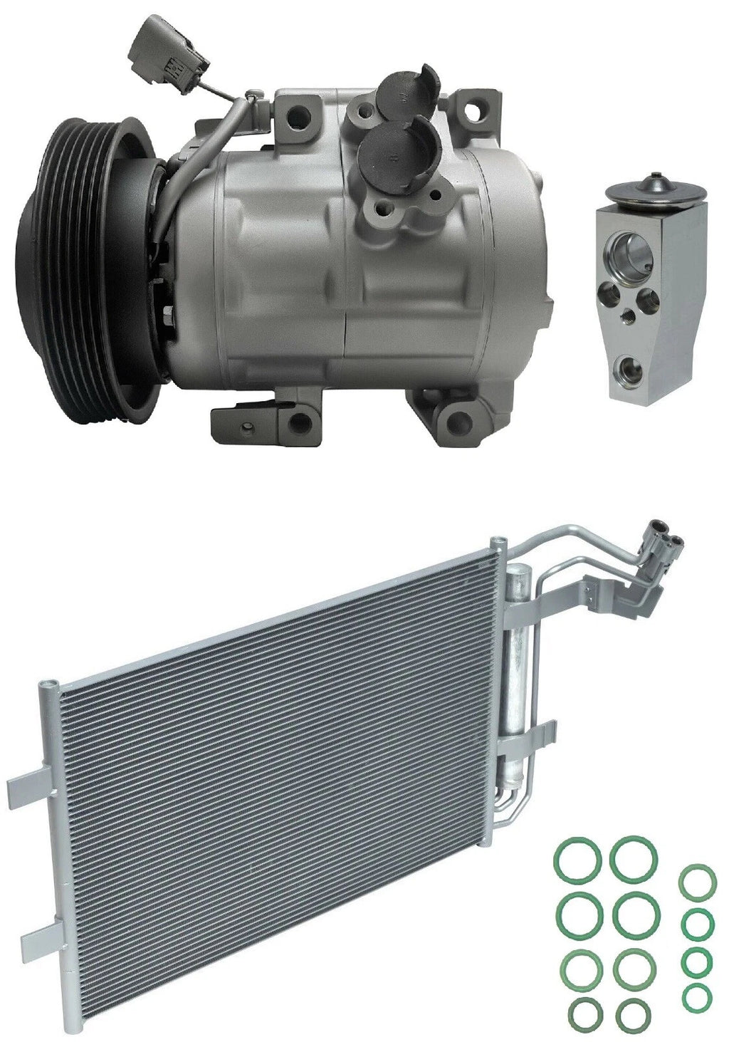 AC Compressor Kit With Condenser for Mazda 5 2.5L (2014–2014)