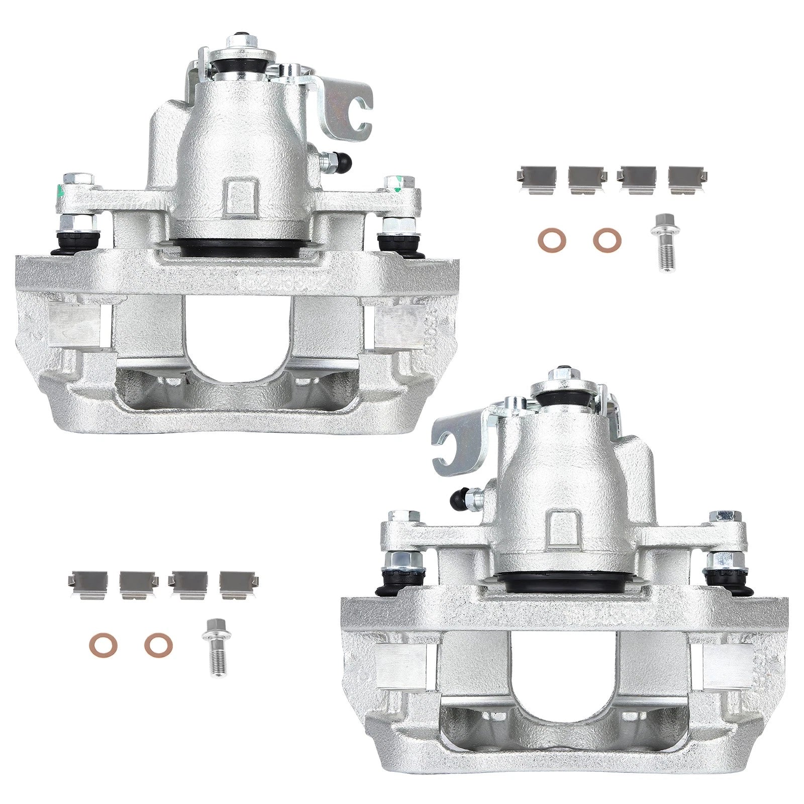 Pair Brake Calipers Rear Left Right for Ford Flex (2009) Lincoln MKS (2009–2011) w/Bracket
