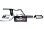 Dual Exhaust Kit for Ford F150 (2021–2025) 2.5" Flowmaster Flow FX Black Tips