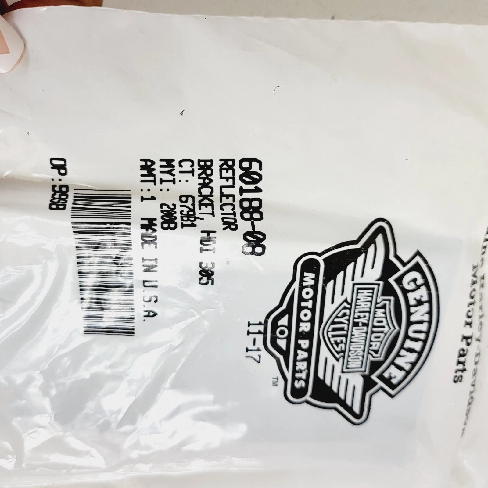 License Plate Bracket for Harley Davidson International Touring (2008–2008) 60188-08