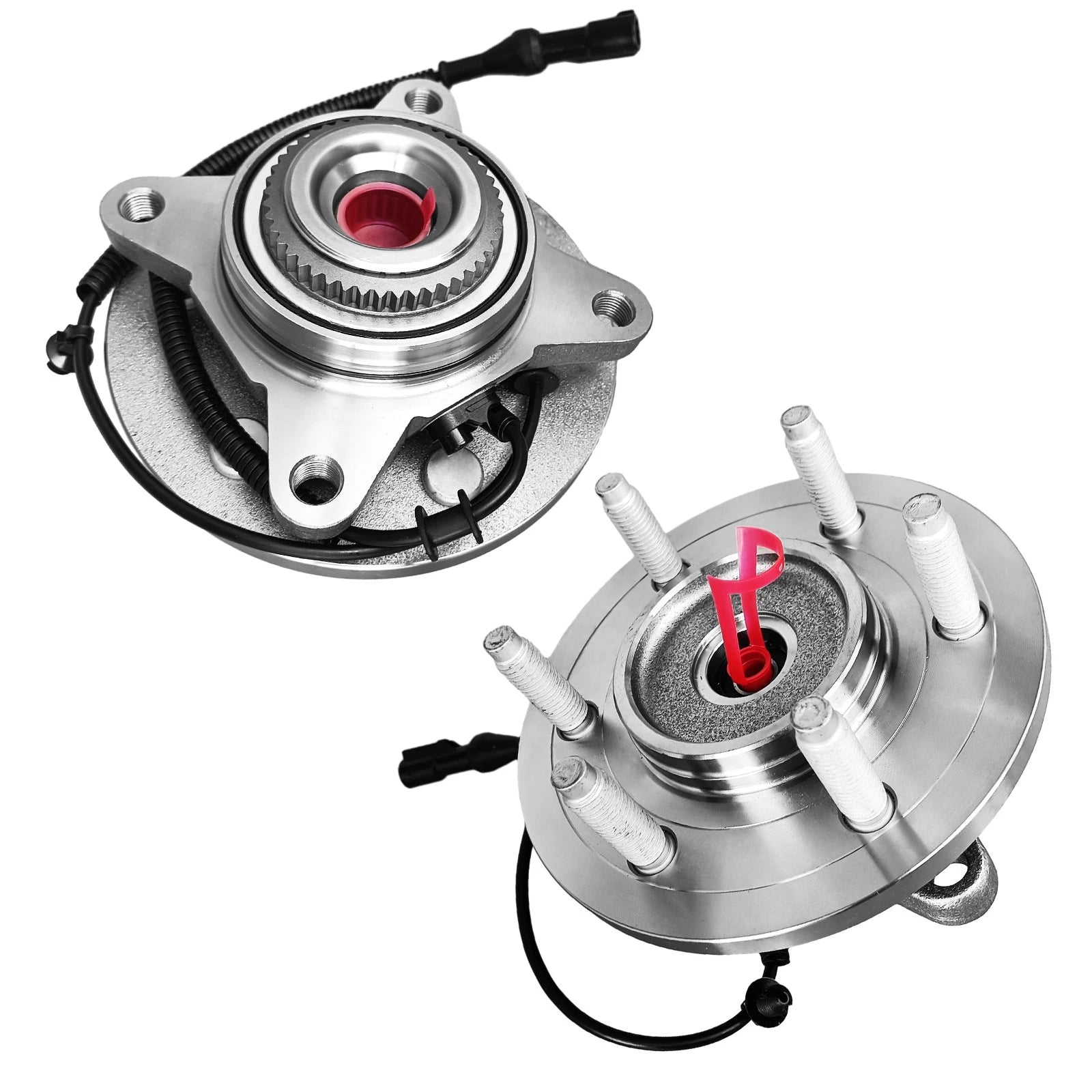 Set of 2 Front Wheel Hubs and Bearing Assembly 515046 for Ford F-150 (2004–2005)