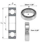 Deep Groove Ball Bearing 20x32x7mm for Scooter Skateboard (6804)