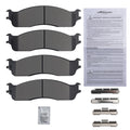Set of 4 Front Brake Pads for Dodge Ram 1500 (2006–2008) Ram 2500 3500 (2003–2008) P965