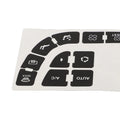 Stickers Set for Citroen C4 Grand Picasso Climate Buttons