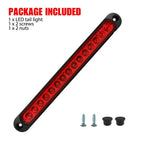 15LED Red Sealed Truck Trailer Strip Brake Tail Light Bar