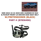 Front Left Seat Belt for Hummer EV (2022–2025) - Black 87836496