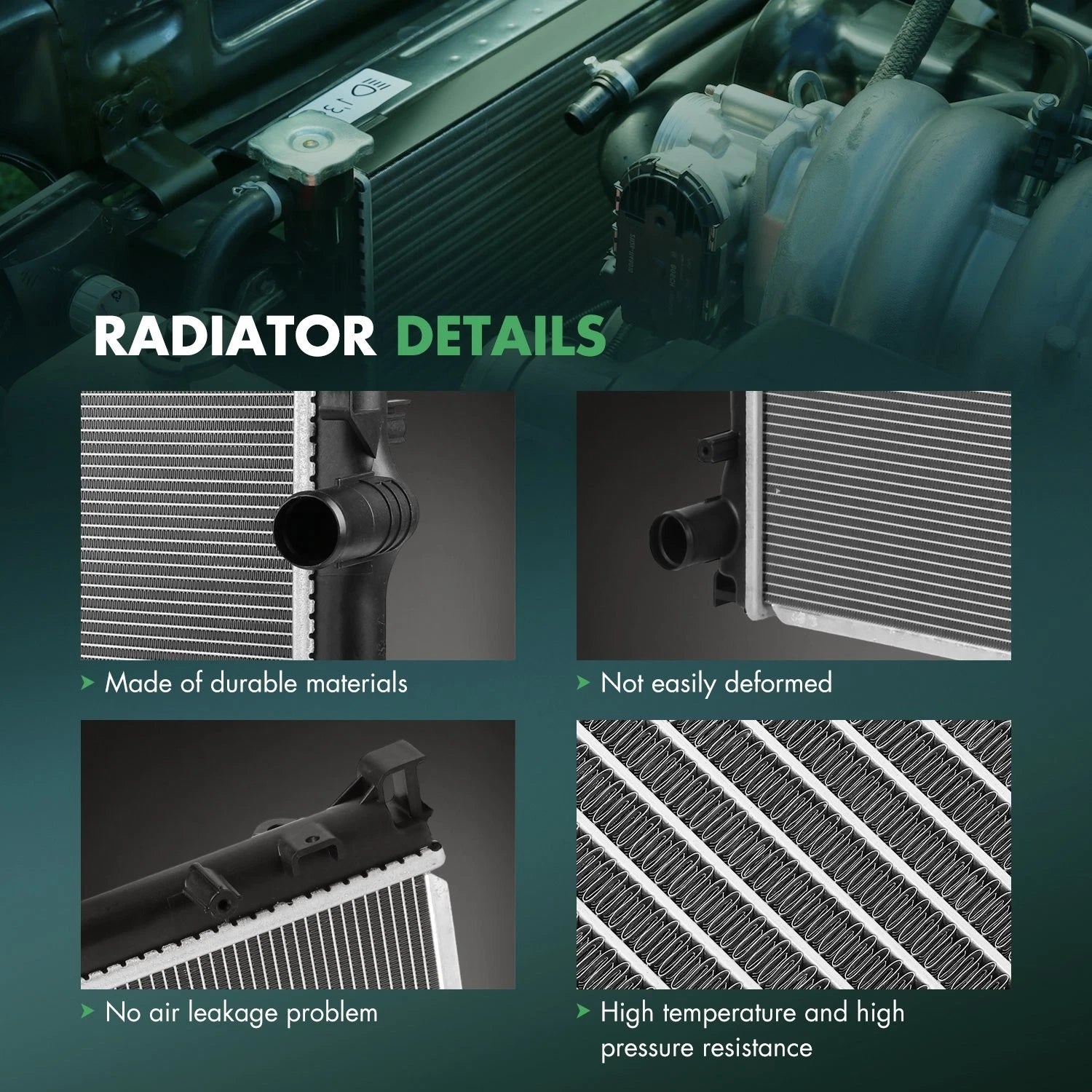 Radiator for Chrysler 300 Dodge Charger Challenger (2009–2019)