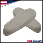Set of 2 Gray Synthetic Leather Seat Armrest Covers for Toyota Sequoia (2001–2007)