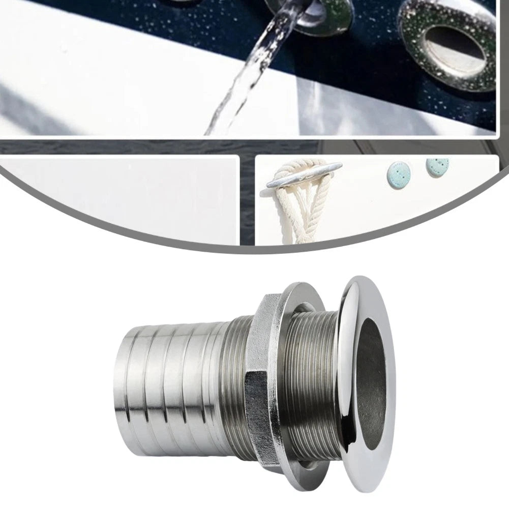 316 SS Thru-Hull Marine Water Outlet Fitting for Yacht