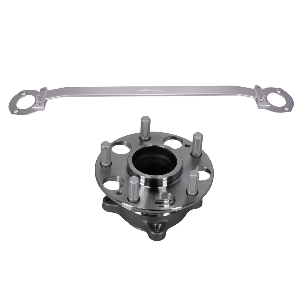Front Upper Strut Brace Bar + Rear Wheel Hub Assembly for Honda Accord (2008–2012)