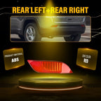 Rear Bumper Reflectors for Jeep Compass (2017–2023) CAPA EV Pair