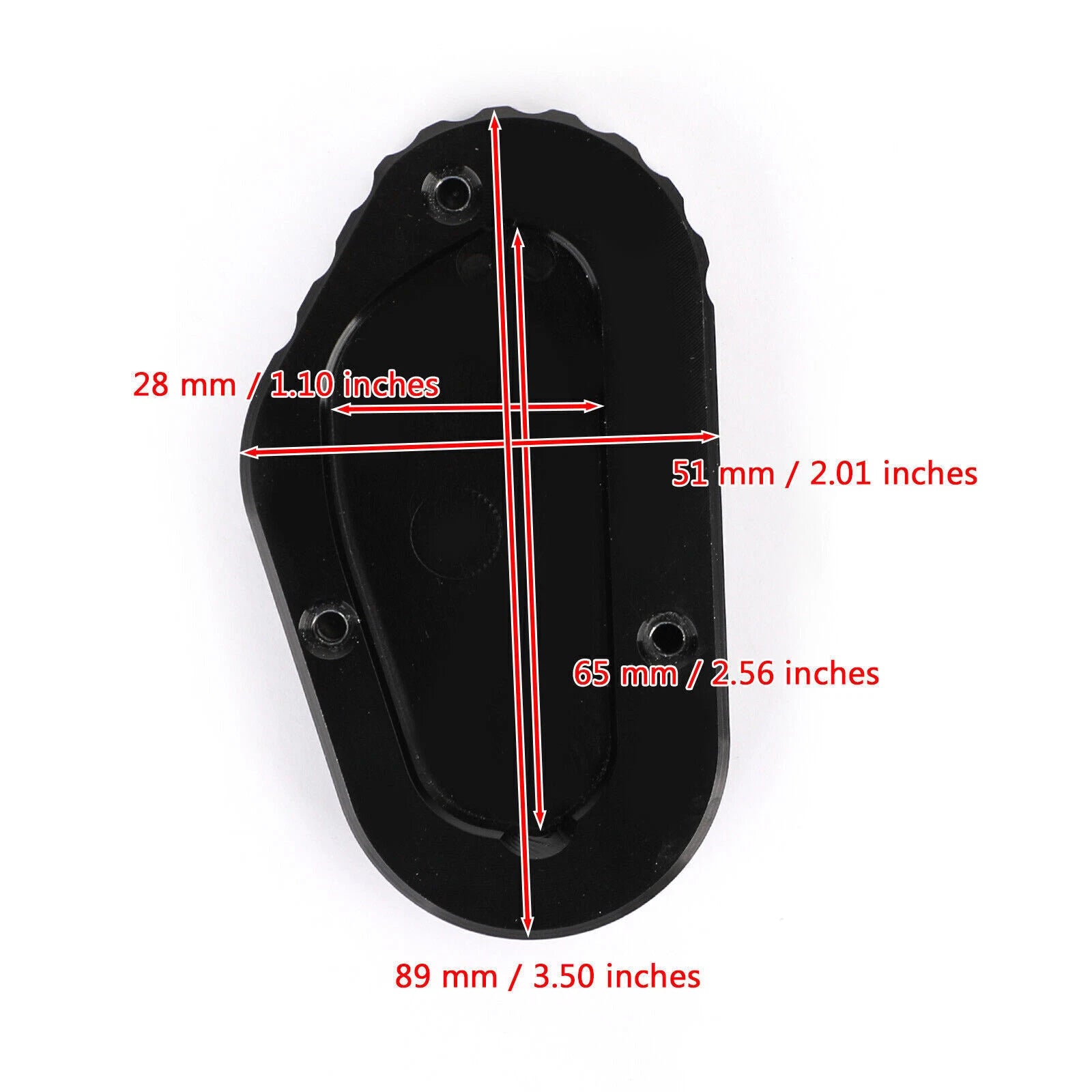 Kickstand Enlarged Plate Pad for Triumph Bonneville T100/T120 (2016–2020)