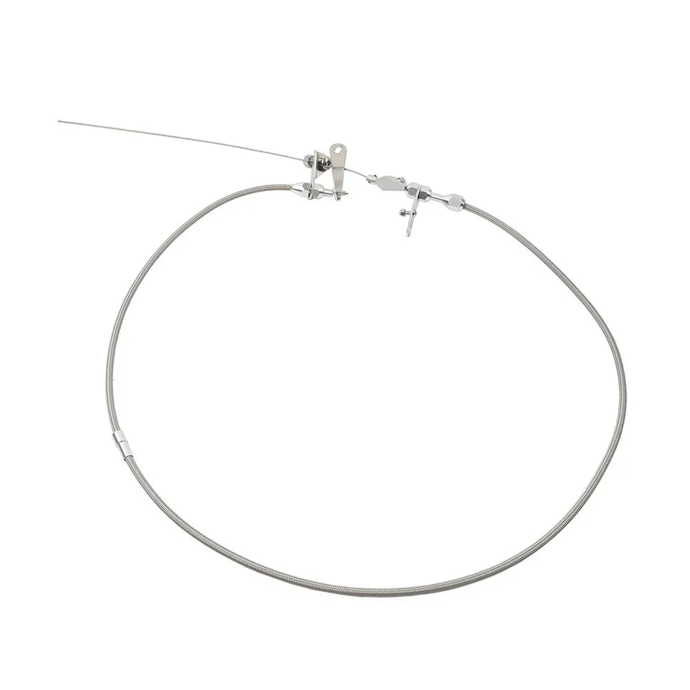 Stainless Steel Braided Kick Down Detent Cable for Ford C6 Transmission