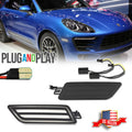LED Bumper Side Marker Lights for Porsche Macan (2014–2024) Smoked Lens