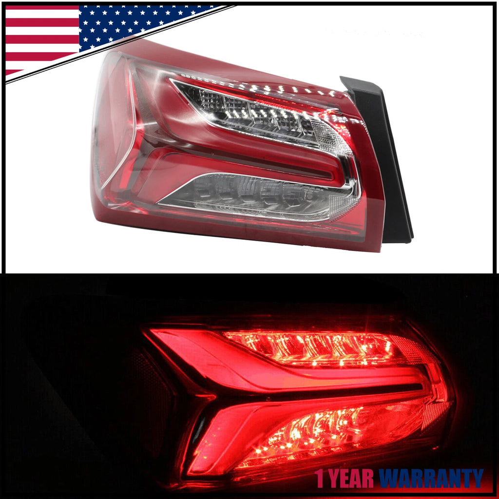 LED Tail Light Outer Driver Side for Chevy Malibu (2019–2022)