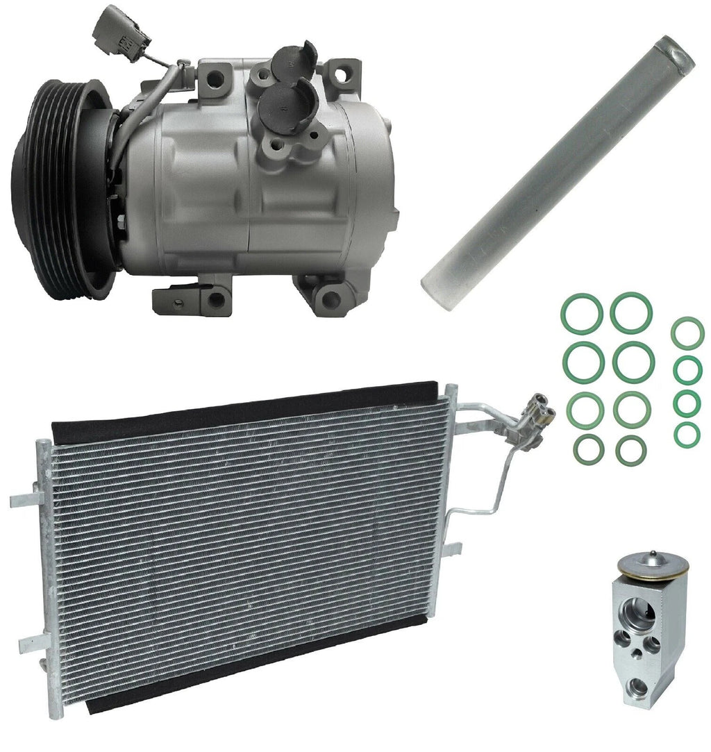 AC Compressor Kit with Condenser for Mazda 3 2.3L (2011–2013)