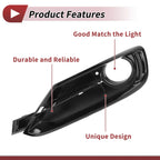 1x Car Front Left Fog Light Grill for BMW 320i (2012 - 2015) Black