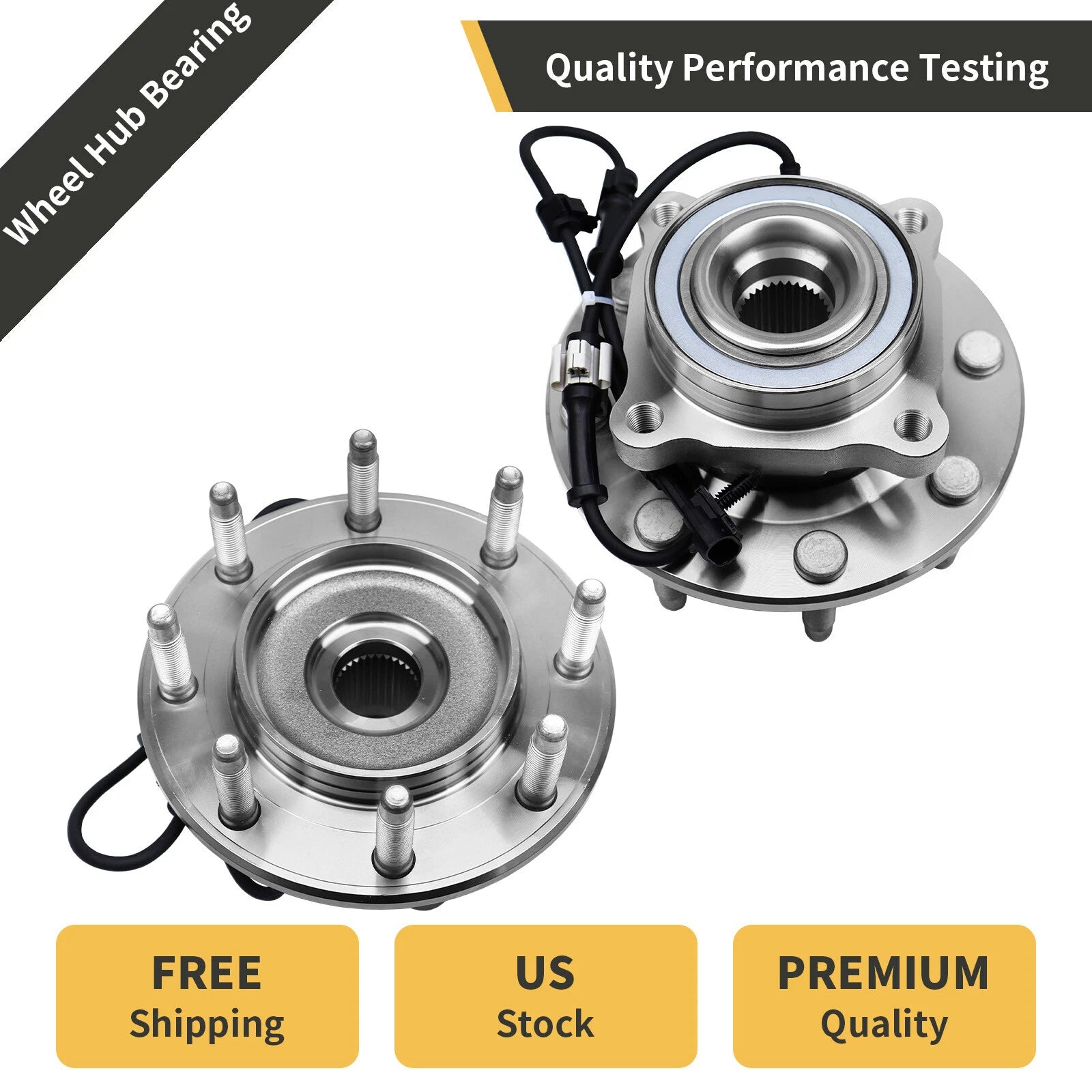 Front Wheel Bearing Hub for Chevrolet Silverado GMC Sierra 2500 HD (2001–2019)