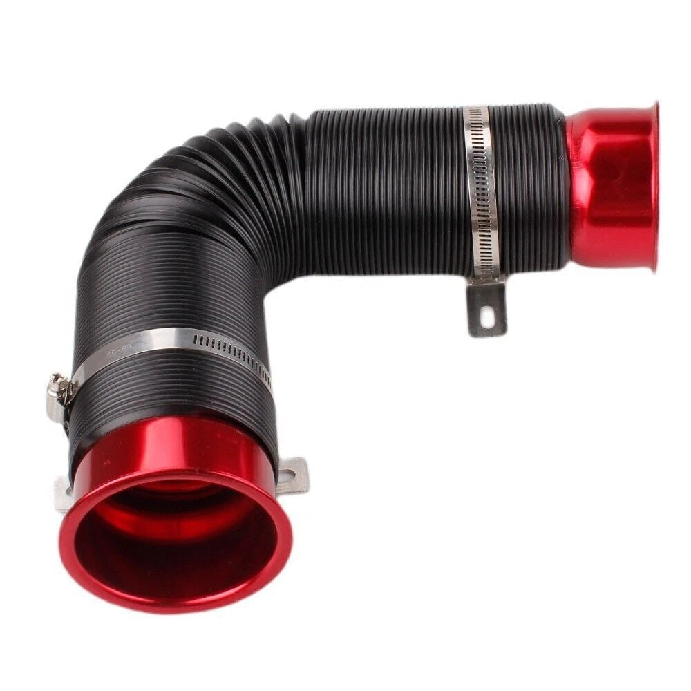 3'' Universal Flexible Cold Air Intake Hose Filter Pipe Kit