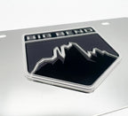Chrome License Plate Frame with 3D Bronco Badge Logo for Ford (2021–2024)