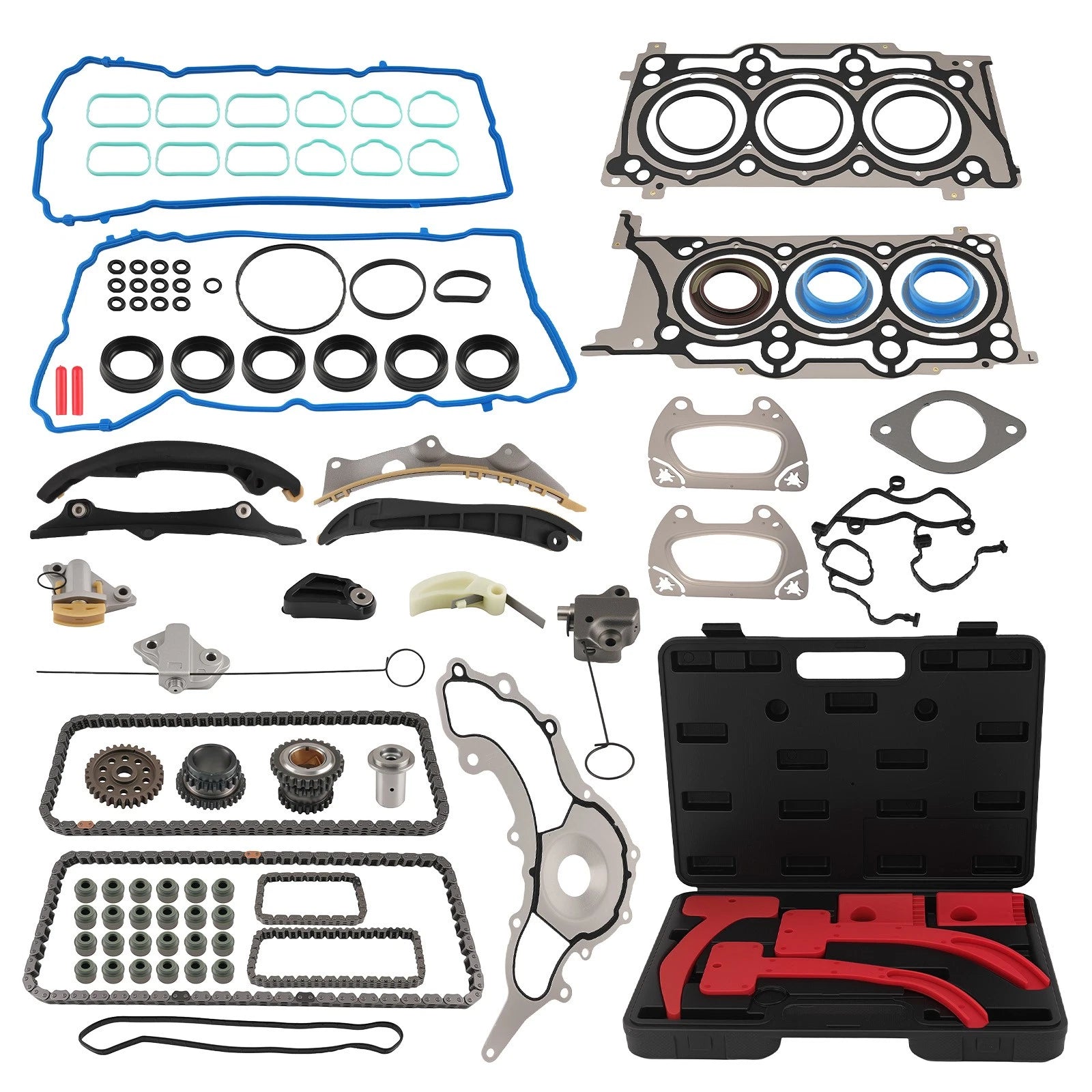 Timing Chain Set with Head Gasket & Tools for Chrysler 300 (2011–2015)