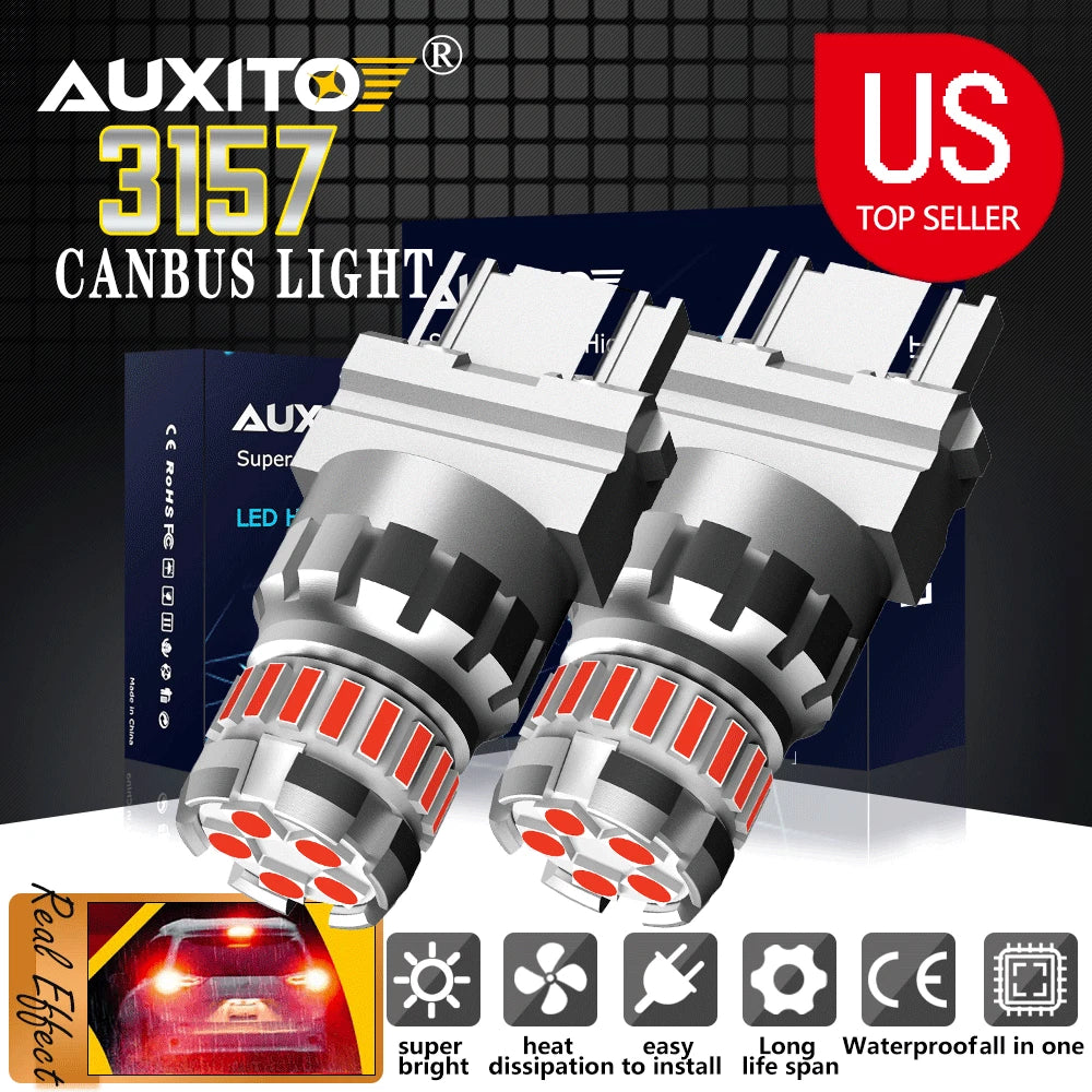 Set of 2 LED Signal Brake Tail Light Bulbs for Make Model (YYYY–YYYY)