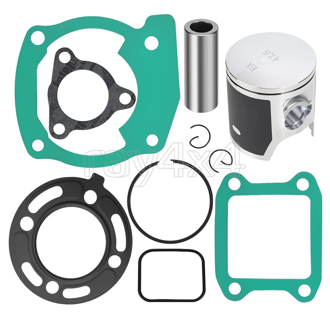 Top End Rebuild Gasket Kit for Honda CR85R CR85RB (2003–2007) 47.5mm Size B