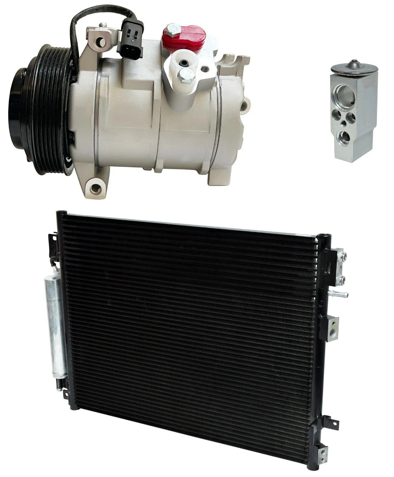 AC Compressor Kit With Condenser for Dodge Charger 3.5L (2010–2015)
