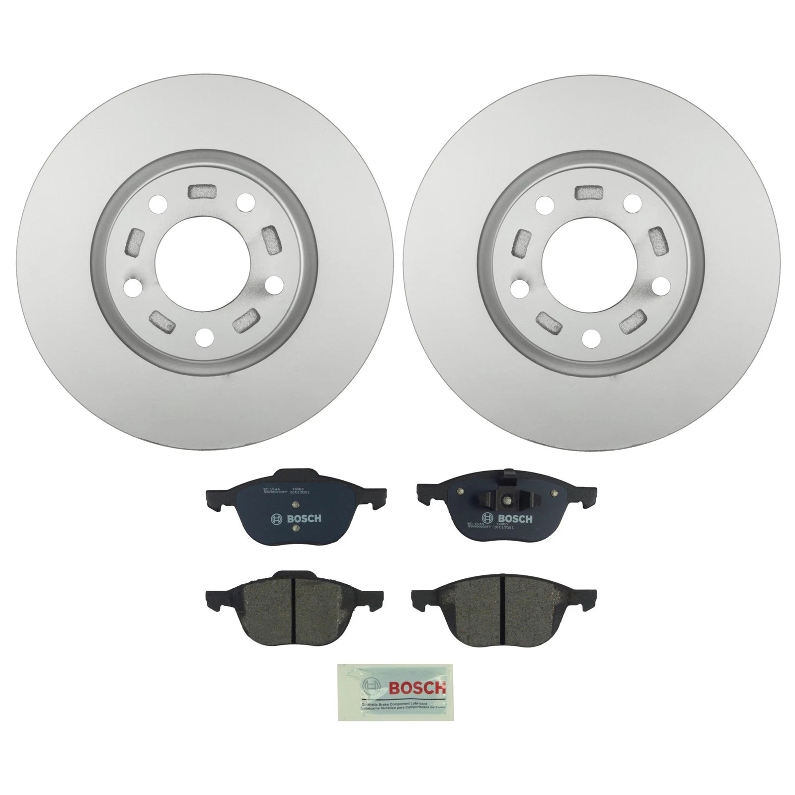Bosch QuietCast Front Brake Kit for Mazda 3 5 (2004–2023) - 300mm Disc, Ceramic Pads