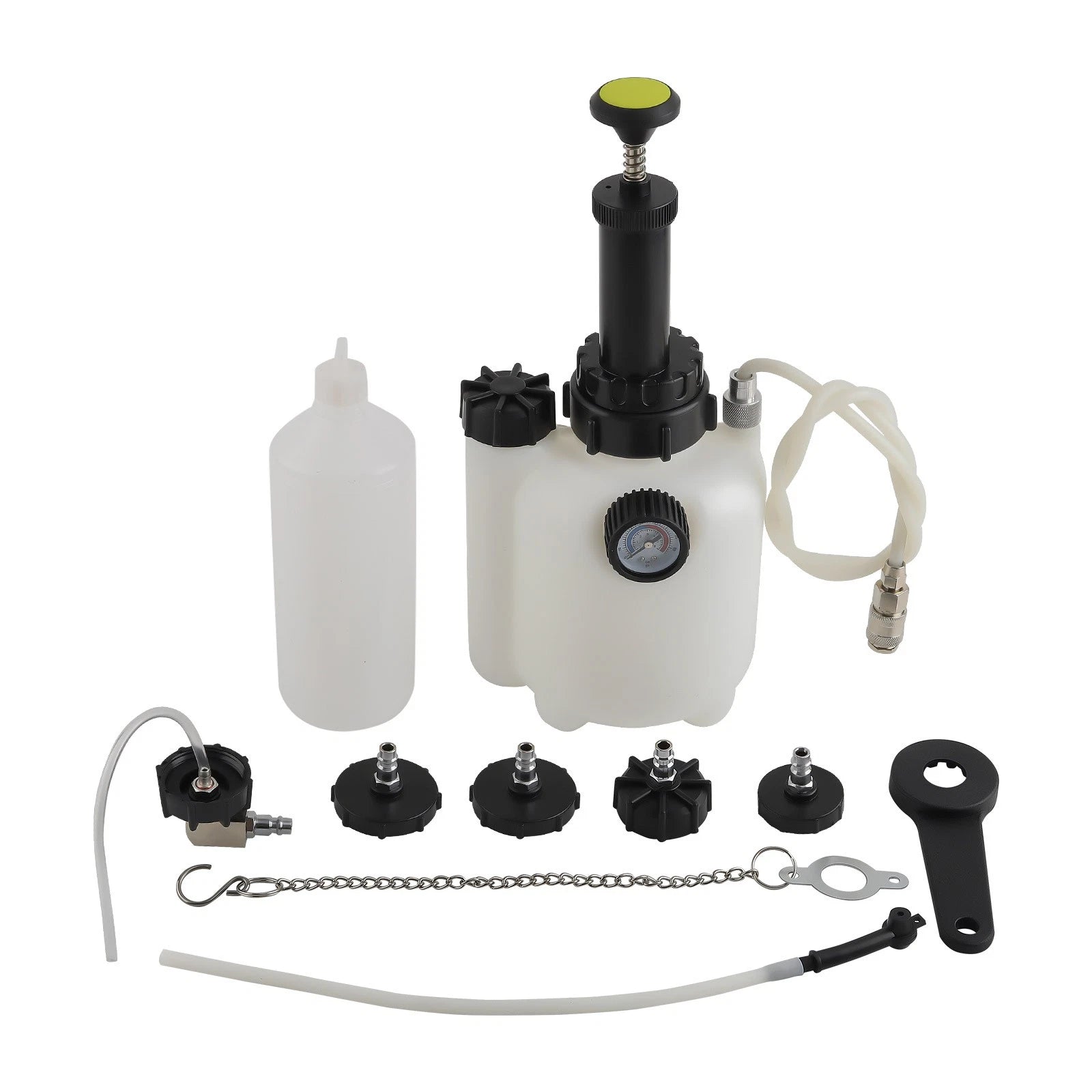 Manual Brake Clutch Bleeder Fluid Tool Kit for Universal Use (3L + 1L)