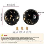 Universal Carbon Fiber Manual Gear Shift Knob Shifter
