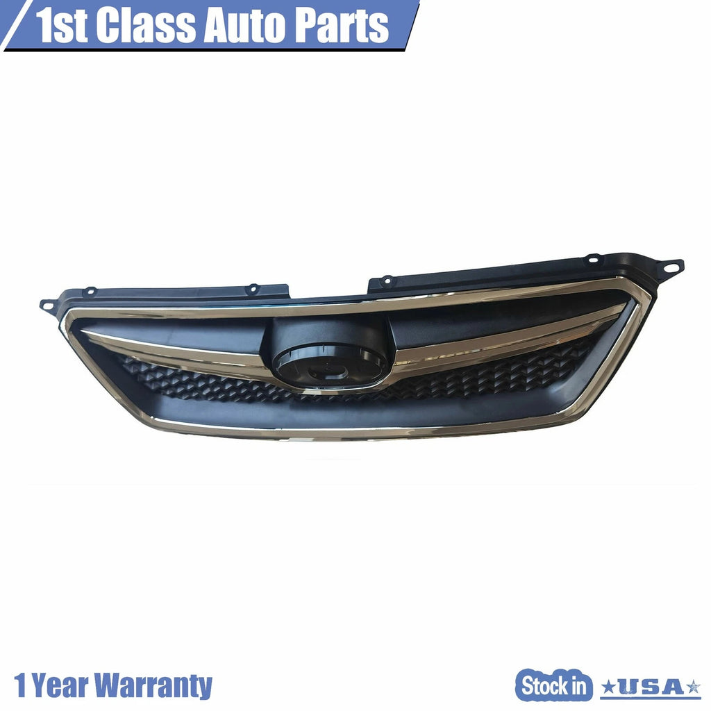 Front Grille Assembly with Chrome Trim for Subaru XV Crosstrek (2016-2017)