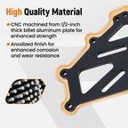 Engine Stand Mount Kit for Chevy LS/LT/SBC/BBC (Heavy Duty Aluminum)