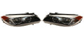 Set of 2 Valeo Halogen Headlight Assembly for BMW E84 X1 (2013–2015)