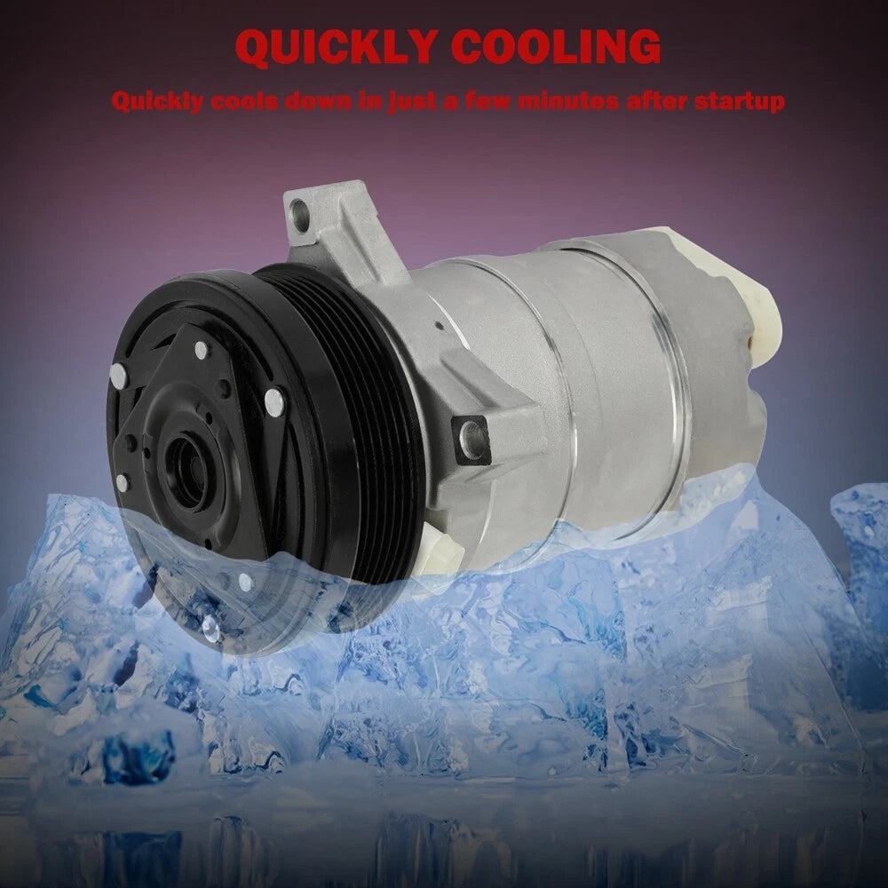 A/C Compressor & Clutch for Acura SLX, Cadillac, Isuzu, Oldsmobile (1992–2002)
